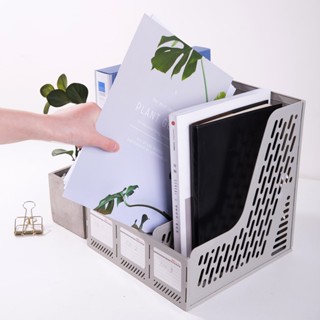 Giá tài liệu 3 ngăn / 4 ngăn đứng Deli  khay đựng hồ sơ, giấy tờ tiện dụng PP vpp Diệp Lạc