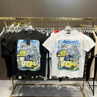 Áo phông nam nữ Premium Cotton PB in hoạ tiết hình khu rừng mộng mơ graffiti cổ bo dày dặn boy phố AP576P