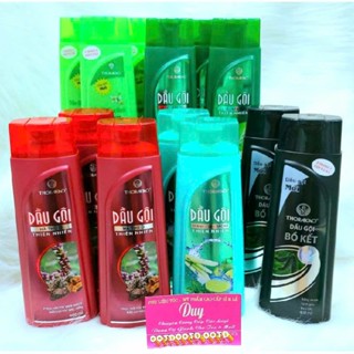 Dầu gội Thorakao- Giảm Tóc Gãy Rụng ,Mọc Tóc,Mềm Mượt- Bưởi + Bồ Kết + Chanh Xả Bạc Hà + Củ Xả Mẩn Trầu + Hà Thủ Ô 400ml