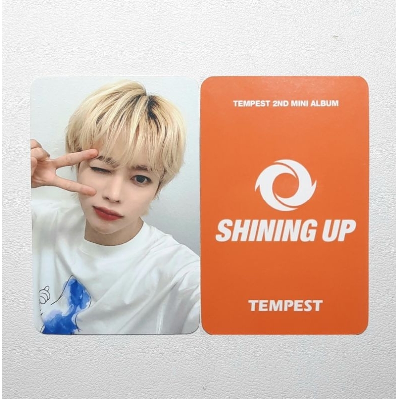 Card POB Hanbin TEMPEST "Pre-order benefit" mini album SHINING UP