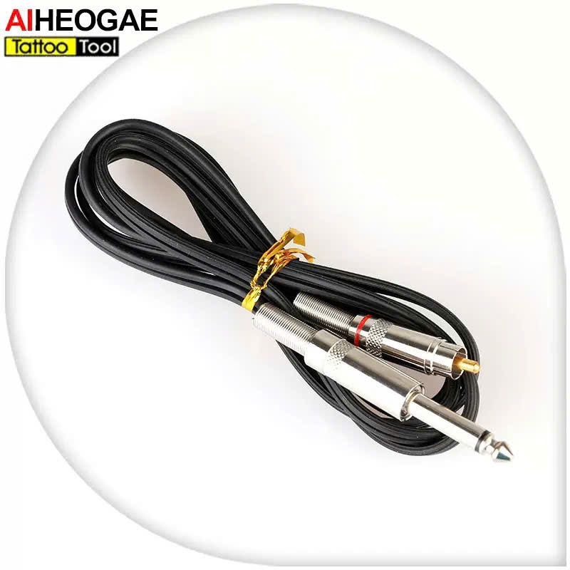 Dây máy xăm đầu RCA thẳng, Dây máy xăm tốt, dụng cụ xăm hình tattoo.
