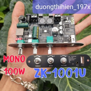 Mạch khuếch đại âm thanh mono 100W Wuzhi ZK-1001U bluetooth 5.3 - mạch chế loa bluetooth, amply mini, âm ly bluetooth
