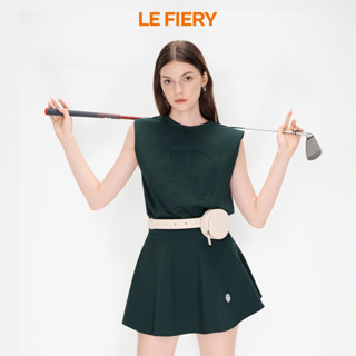 Chân Váy Xòe Golf Xanh Lá Thể Thao Cao Cấp Chính Hãng Le Fiery | Jennie Skirt in Green Golf Sports