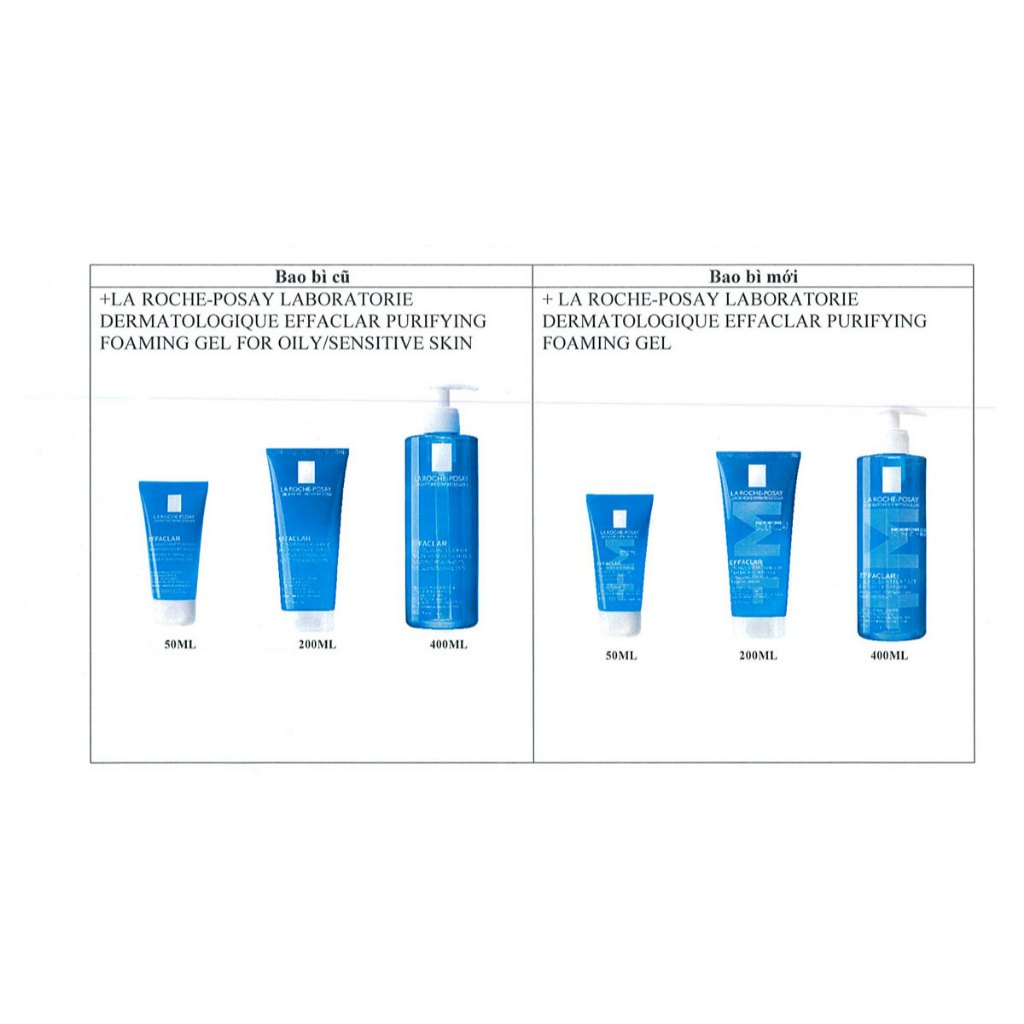 [DAILY] Combo 3 Gel Rửa Mặt La Roche-Posay Cho Da Dầu Nhạy Cảm 50ml Effaclar Purifying Foaming Gel Hasaki | BigBuy360 - bigbuy360.vn