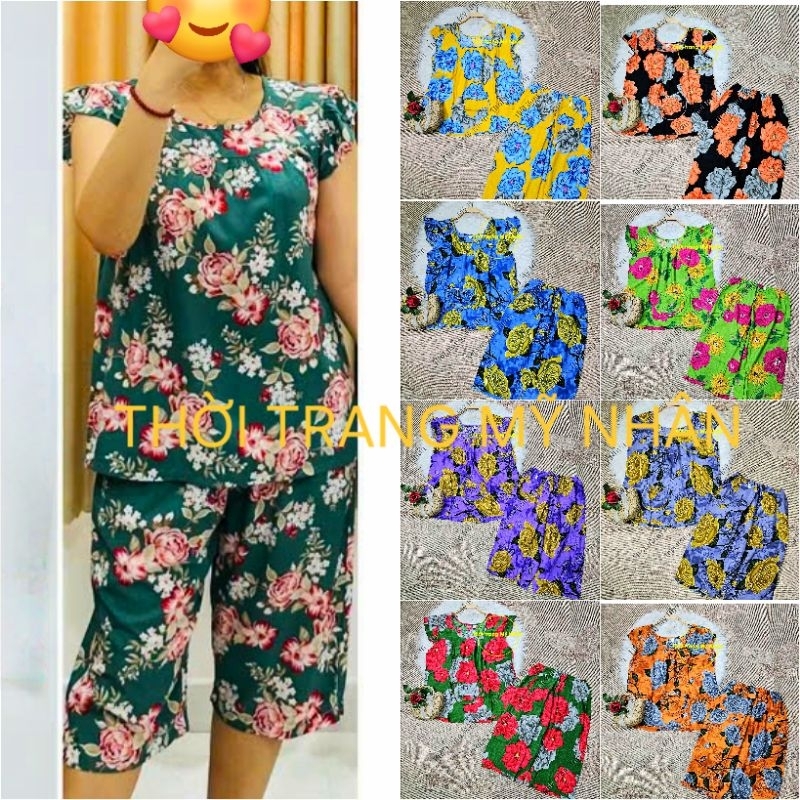 Đồ bộ tole lửng mặc nhà mát mẻ