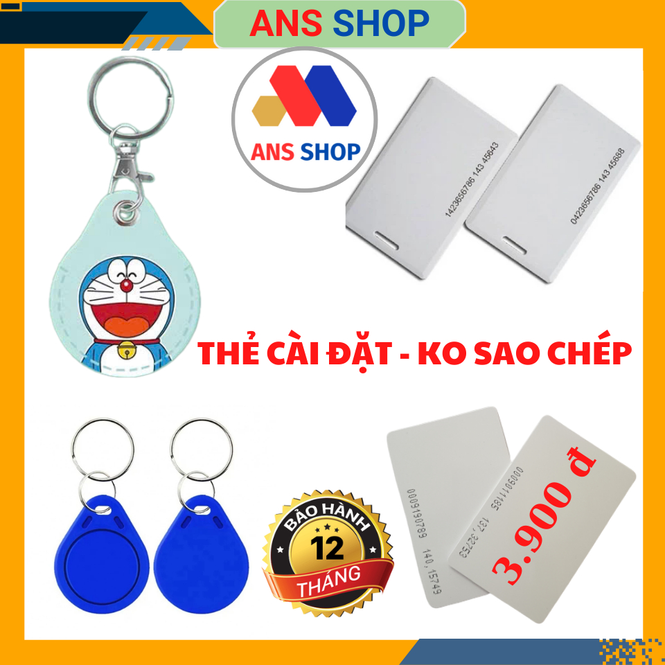 [có hóa đơn] thẻ từ cho máy chấm công, thẻ từ thang, thẻ gửi xe, thẻ mở cửa ( loại không sao chép)