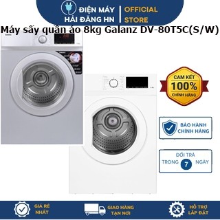 Máy sấy quần áo 8kg Galanz DV-80T5C(S/W) - Hàng chính hãng