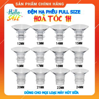 (HoảTốc1h) Đệm giảm size phễu 13 15 17 19 21 24mm - Dùng được cho các loại phễu máy hút sữa, cup rảnh tay, máy không dây