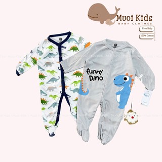  Body Cho Bé Set 2 Cái Body Liền Tất Cho Bé Trai Và Bé Gái Sz 3-10Kg 