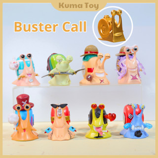   Bán lẻ  Mô hình Ốc sên truyền tin 8cm băng Mũ rơm Luffy Zoro Sanji Nami Chopper ... Figure onepiece chất lượng cao 