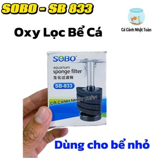 Oxy lọc vi sinh nước hồ cá sobo sb 833