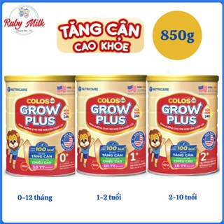 [Date 2/2027] Sữa bột Nutricare Colos Grow Plus Lon 850g