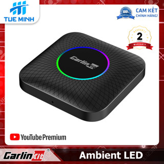 Android Box Carlinkit Tbox Ambient Led, Android 13 - Bảo hành 2 năm - Qualcomm QCM6225, SDM660, RAM 8GB