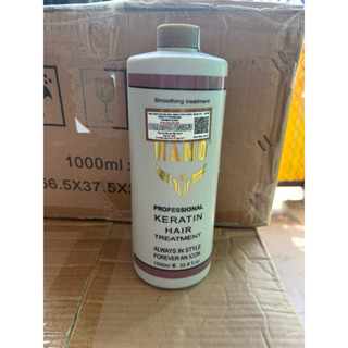  Keratin Complex Nano Nâu 1000ml chuyên phục hồi tóc hư tổn nặng 