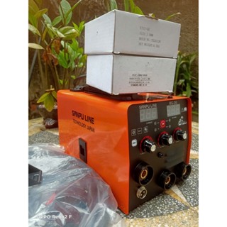    TẶNG 2 QUẬN DÂY HÀN   máy Hàn MIG + Que,Máy hàn Mig MÁY HÀN MIG MINI Máy Hàn MIG Hàn được cả Que Và Vật Liệu Mỏng 