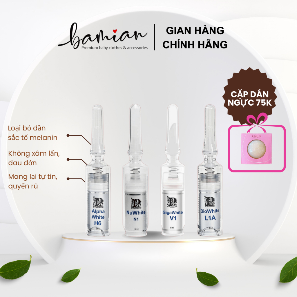 Kem Làm Hồng Khử Thâm Mibiti Prudente Nuwhite N1, V1,L1A, H6 Chính Hãng – Lọ 5ml