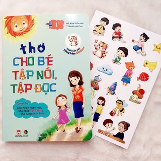 Sách - Thơ Cho Bé Tập Nói, tập đọc ( tặng kèm sticker)