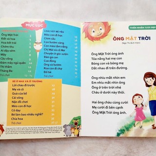 Sách - Thơ Cho Bé Tập Nói, tập đọc ( tặng kèm sticker)