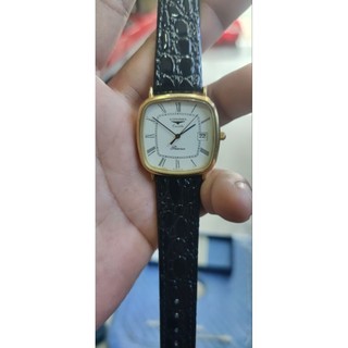 đồng hồ nam dáng tank hàng chính hãng sản xuất tại thụy sĩ hiệu longines có lịch size 30