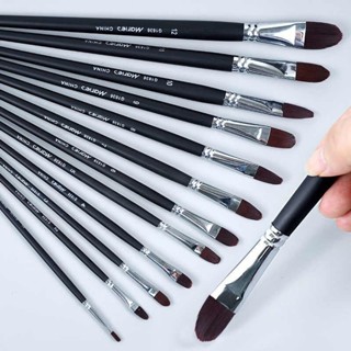 Cọ Vẽ Tranh Acrylic, Màu Nước Chuyên Nghiệp Theo Size Maries G1630-Lẻ 1Cọ