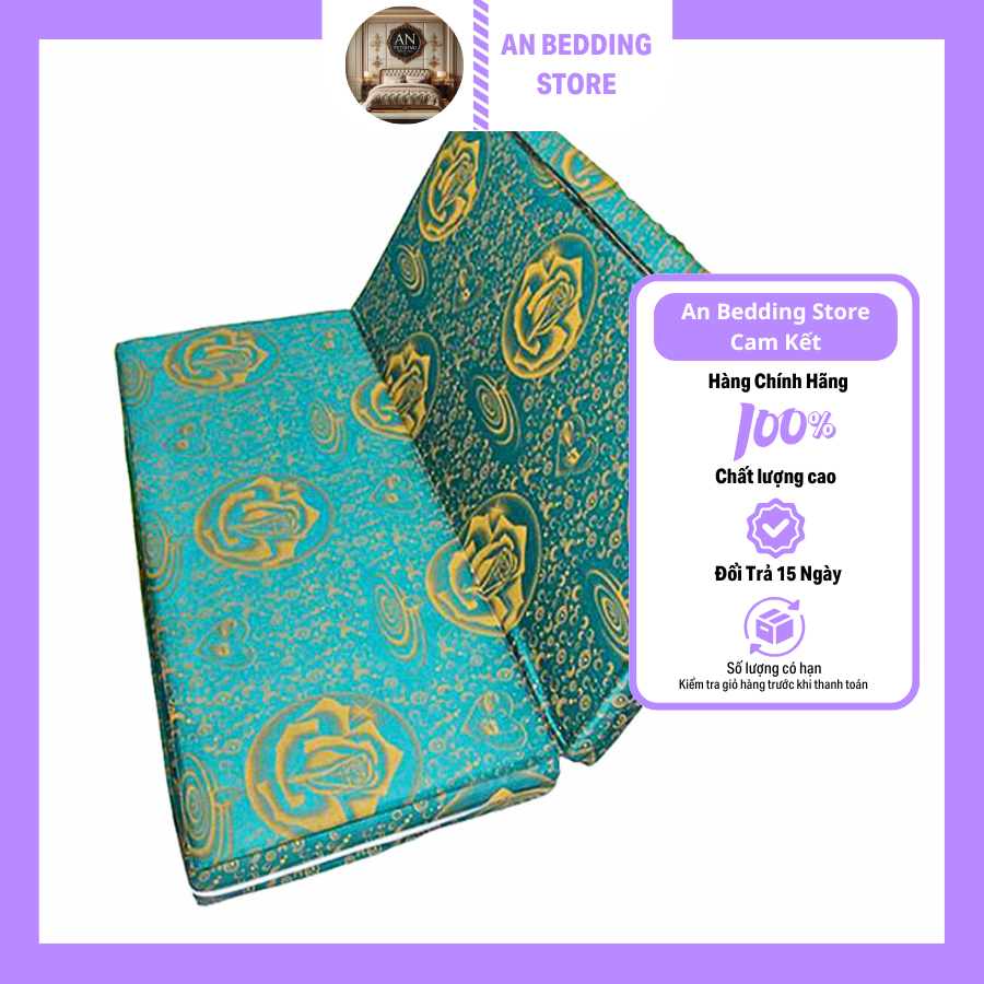 Nệm gấp 3 vật tư PE gọn nhẹ dễ dùng An Bedding (đầy đủ kích thước) - Giá tại xưởng, Hàng gia công