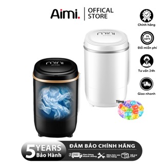 Aimi Máy Giặt Mini Bán Tự động Xoáy Cực Mạnh đảo Chiều Giặt 4.5kg Quần áo Cho Em Bé, Giặt Quần áo Trắng