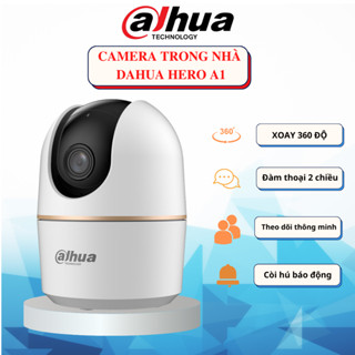 Camera WIFI trong nhà DAHUA HERO A1 Model H3AE 3MP - H5AE 5MP xoay 360, đàm thoại 2 chiều, còi hú báo động chính hãng