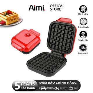Máy Làm Bánh Waffle Quế, Bánh Tổ Ong, Beilu Bánh Kẹp Khuôn Vuông Bánh 350W