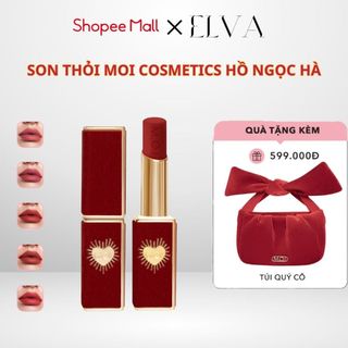 Son Hồ Ngọc Hà MOI Cosmetics Son Thỏi Cao Cấp Queen Of Rose - bền màu lâu trôi không lem