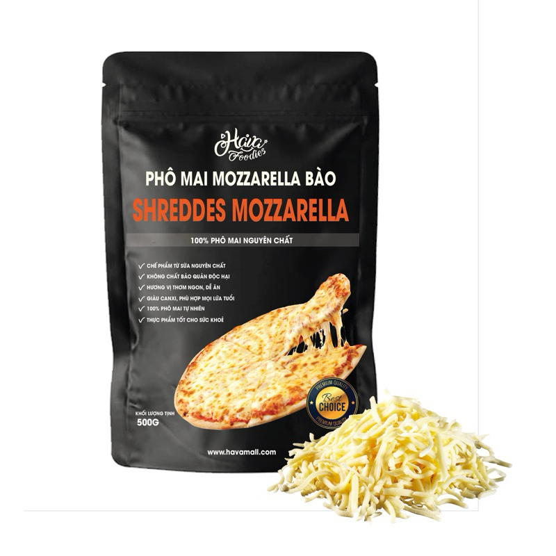 Phô mai bào sợi Mozzarella ( Chỉ ship hỏa tốc nội thành Hà Nội )