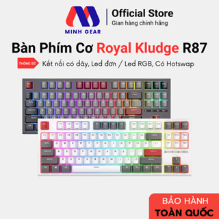  RK R87 - Bàn phím cơ RK R87  Led Đơn Hotswap  