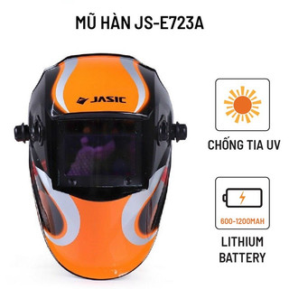 Mũ Hàn Điện Tử (Tự Động) JS-E723A - JASIC Chống Tia UV, Tự Hấp Thụ Năng Lượng Mặt Trời Và Ánh Sáng Hồ Quang- Chính Hãng