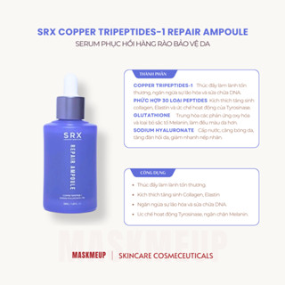 Serum phục hồi hàng rào bảo vệ da giảm v.iêm cho da mụn da yếu SRX Copper Peptide Recovery Ampoule