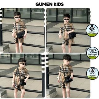  Bộ Quần Áo Polo Cho Bé Cao Cấp Kẻ BBR Hot Trend Cực Chất - Bộ Quần Áo Mùa Hè Thời Trang Cho Bé 