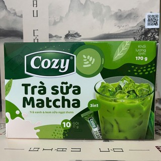 (Combo) COZY TRÀ SỮA MATCHA 3 TRONG 1 ( 17G X 10 TÚI )