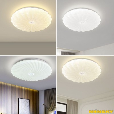Đèn ốp trần MONSKY DOGAT trang trí trong nhà,cầu thang,phòng ngủ, ban công dùng kèm bóng LED