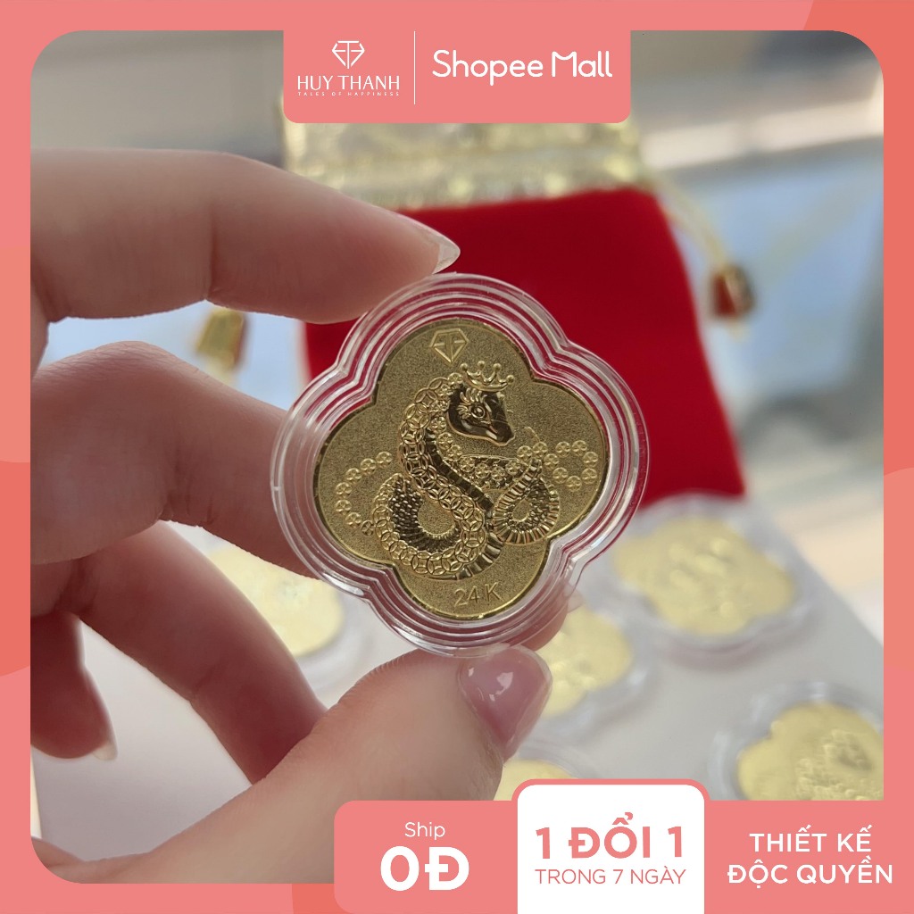 Quà Tặng Long Vượng Phát LNRAN Vàng 24k Huy Thanh Jewelry