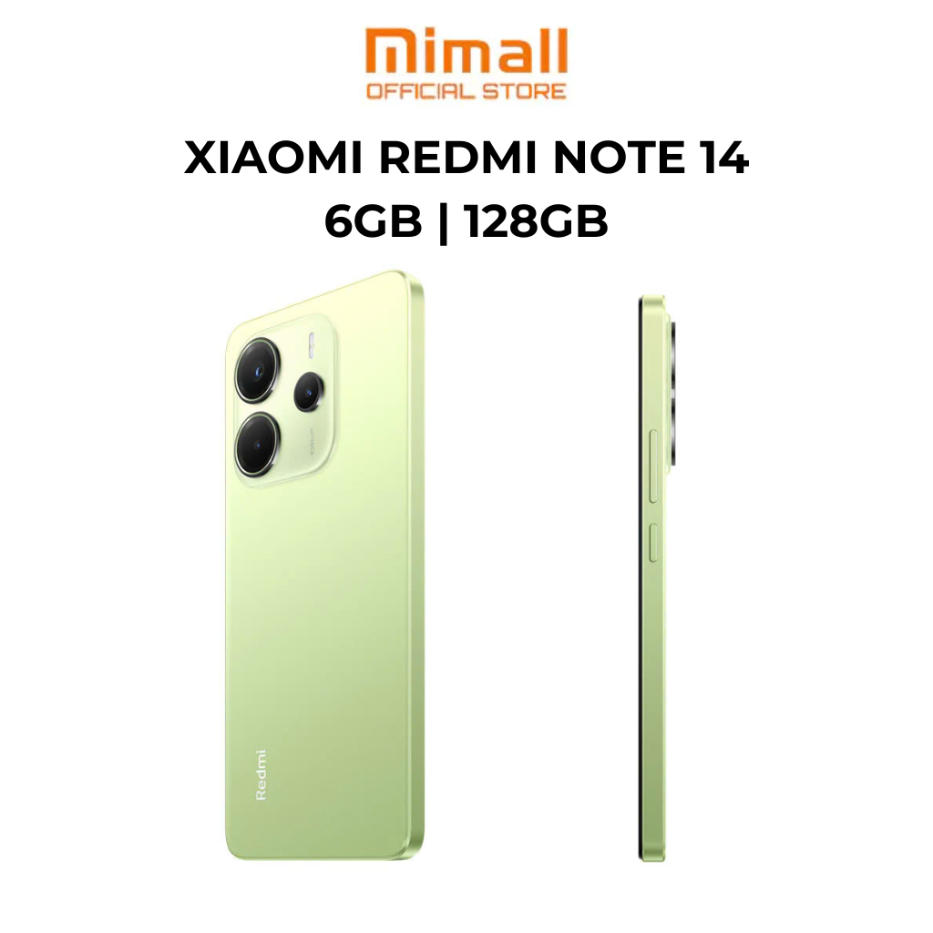 Điện thoại Xiaomi Redmi Note 14 6GB|128GB | Camera AI 108MP | Pin 5500mAh | Hàng chính hãng - BH 18 tháng | BigBuy360 - bigbuy360.vn