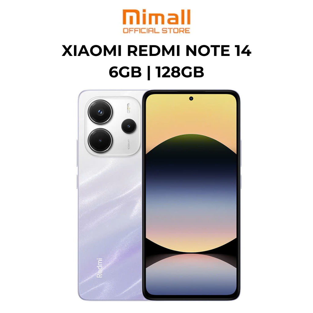 Điện thoại Xiaomi Redmi Note 14 6GB|128GB | Camera AI 108MP | Pin 5500mAh | Hàng chính hãng - BH 18 tháng | BigBuy360 - bigbuy360.vn