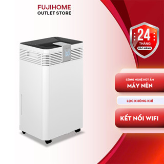 Máy hút ẩm Fujihome DH60W-HEPA mẫu mới 2025 lọc không khí, kết nối wifi - Công suất 60L/ngày
