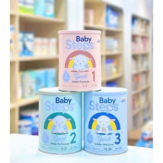   CHÍNH HÃNG - KÈM 🎁  Sữa Dê BABY STEPS - GIẢI PHÁP CHO BÉ TIÊU HOÁ KÉM CHẬM TĂNG CÂN 900G 