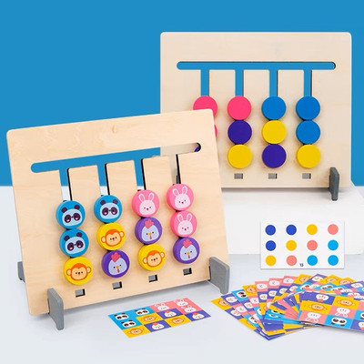 Đồ Chơi Gỗ Thông Minh S-kids Giúp Luyện Tư Duy Logic - Bộ Xếp Trật Tự 2 Động Vật