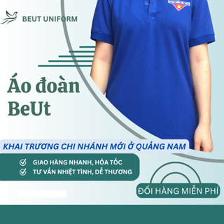 Áo đoàn thun, đoàn thanh niên Nam Nữ - Logo thêu