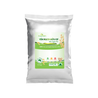  Yến Mạch Hữu Cơ Xuân An  ko đường  Túi 3Kg  Giảm 20%   cán dẹt  