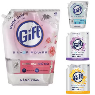  Nước giặt túi Gift 3,6kg Nano bạc khử mùi kháng khuẩn 99,99% 