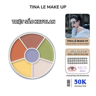Che Khuyết Điểm Triệt Sắc 6 Ô Tạo Khối Bản Chiết 10G Che Khuyến Điểm Cao Cấp TINA LÊ MAKE UP