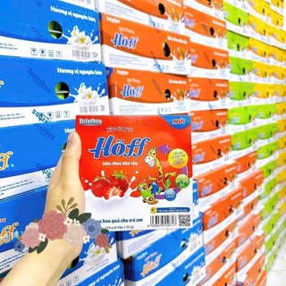 Sữa chua các vị Hoff - Vị nguyên bản - Vị chuối- Vị táo- Vị dâu.