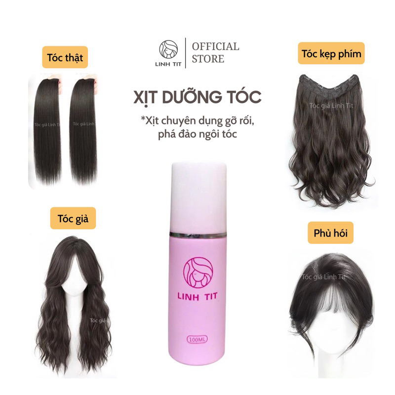 Phụ kiện ngẫu nhiên chăm tóc tóc (xịt dưỡng, lược, lô chăm sóc tóc giả) | Tóc giả linh Tít