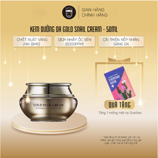 Kem Dưỡng Da Ốc Sên Gold Snail Cream Ngăn Ngừa Lão Hoá, Cải Thiện Nếp Nhăn, Cấp Ẩm Sâu 50ml