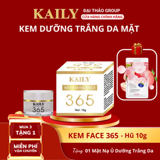 Kem Face 365 (hũ 10g) - 6in1 - Dưỡng Trắng, Make up nâng tông, Ngăn ngừa lão hóa - KAILY COSMETIC